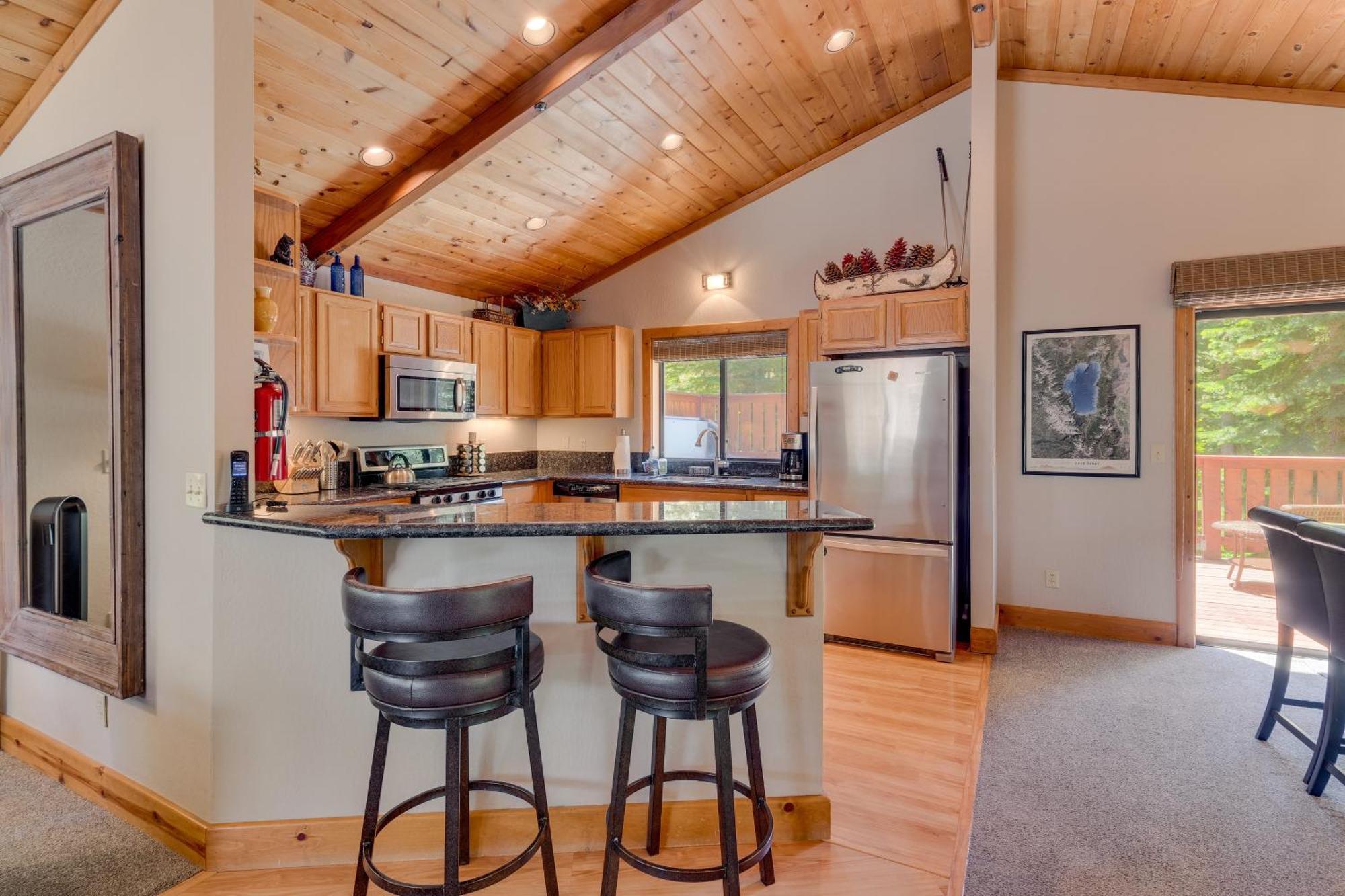 Modern 3Br Tahoe Cabin With Hot Tub Tahoe City Dış mekan fotoğraf